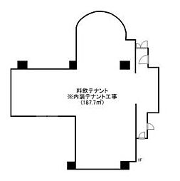 大阪市教育会館東館の間取図画像