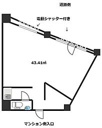クロス磯上公園の間取図画像