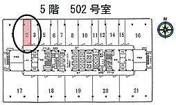 大阪駅前第4ビルの間取図画像