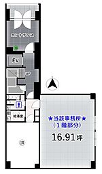 ファラン天満橋の間取図画像