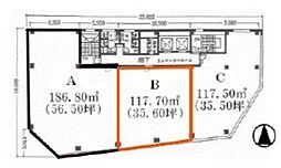 靱イーストビルの間取図画像
