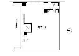 レマン竹花の間取図画像