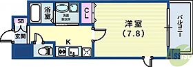 エスリード神戸三宮パークビュー  ｜ 兵庫県神戸市中央区御幸通2丁目（賃貸マンション1K・8階・27.40㎡） その2