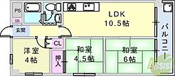 甲南兵庫ハイム 3階/-