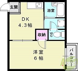 ルシエール平野A棟 1階/-