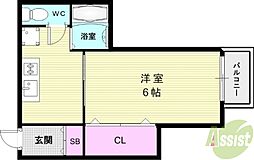 大倉山ハイツC棟 2階/-