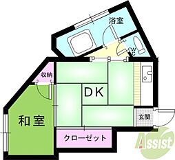 神田町アパート 2階/-