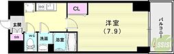 プレサンス神戸セレスティア 1Kの間取図画像