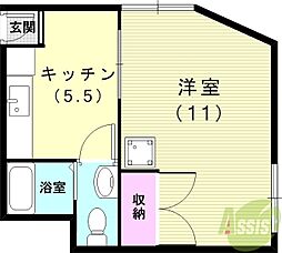 シャトー平野 1階