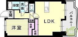 入江住宅 1LDKの間取図画像