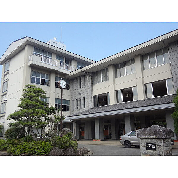 画像21:中学校「飯田市立緑ケ丘中学校まで163m」