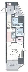 TheParkcross藤沢 1Kの間取図画像