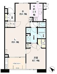パティオス3番街 1LDKの間取図画像