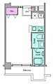 レジディア代々木22階14.5万円