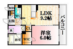 JR芸備線 下深川駅 徒歩7分の賃貸マンション 1階1LDKの間取り