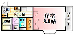 間取図画像 1K