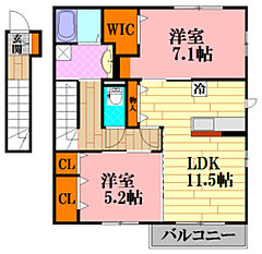 物件の間取り