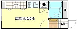 ブランニュー金沢文庫 ワンルームの間取図画像