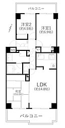 間取図画像 3LDK