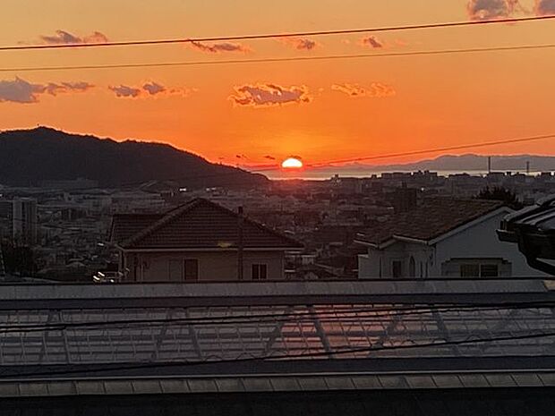 夕日の眺望