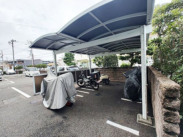 バイク置き場