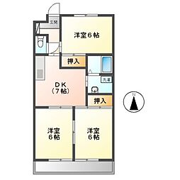 丘マンション 4階/-