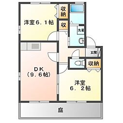 カトルセゾンB棟 1階/-