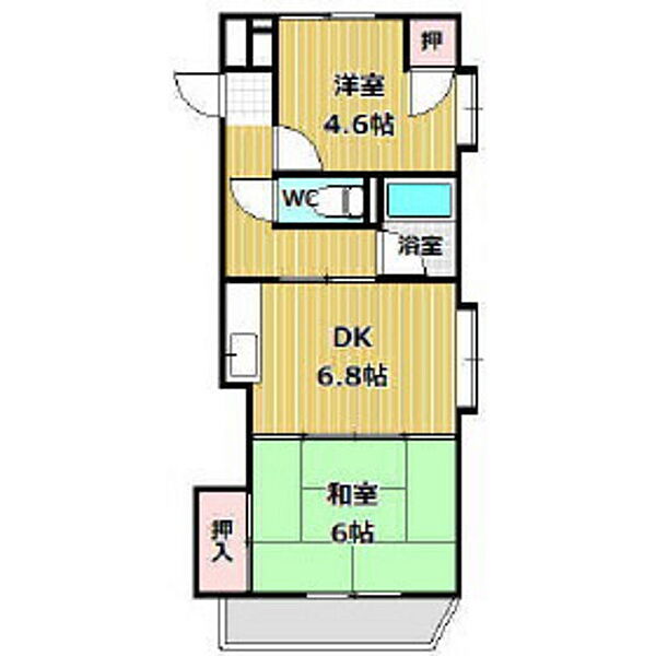 同じ建物の物件間取り写真 - ID:244004015446