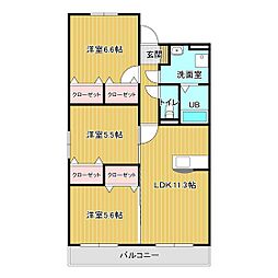 RSRレジデンス中津 4階