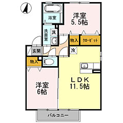 物件の間取り