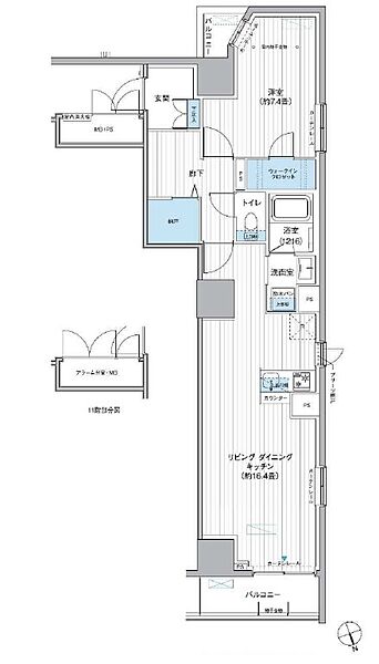 同じ建物の物件間取り写真 - ID:213099352670