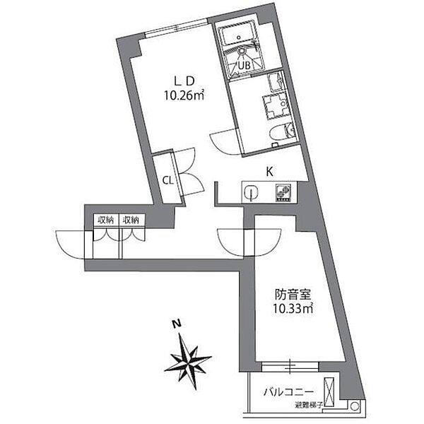 同じ建物の物件間取り写真 - ID:213101230226