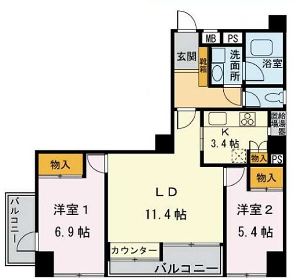 同じ建物の物件間取り写真 - ID:213101993591