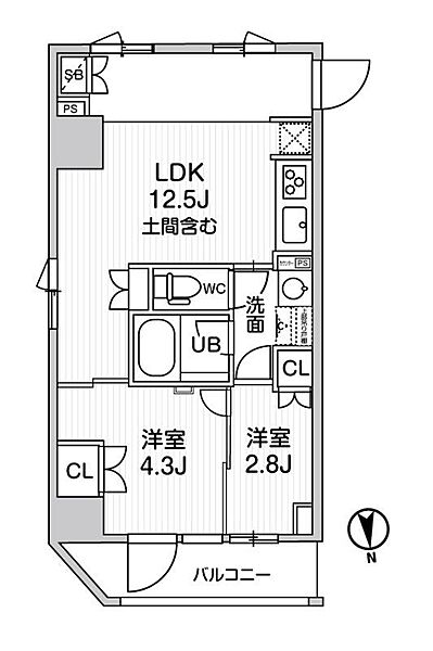 同じ建物の物件間取り写真 - ID:213102128348