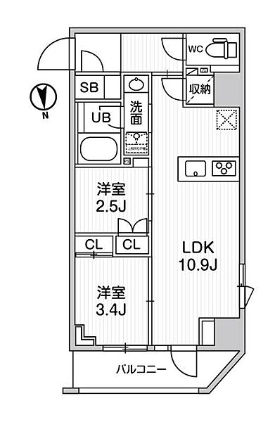 同じ建物の物件間取り写真 - ID:213102128025