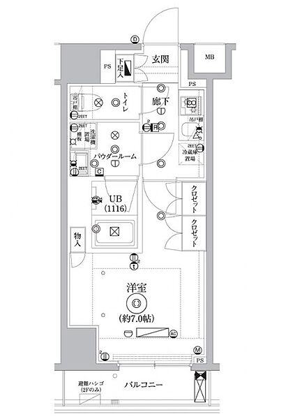 同じ建物の物件間取り写真 - ID:213102288555