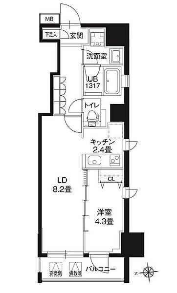 同じ建物の物件間取り写真 - ID:213103418920