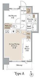 JMFレジデンス浅草橋三丁目 5階2LDKの間取り