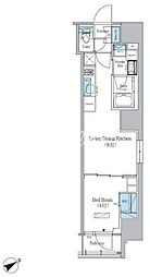 アーバネックス浅草橋Front 1LDKの間取図画像