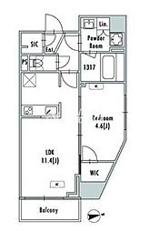 GRANPASEO押上八広 1LDKの間取図画像