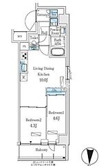 物件の間取り