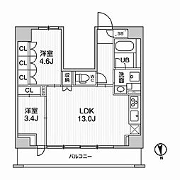 nido新御徒町 2LDKの間取図画像
