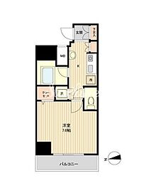 ラクラス新御徒町 1Kの間取図画像