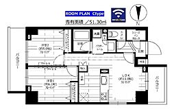 ステージグランデ元浅草 2LDKの間取図画像