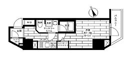 ステージファースト浅草橋 1Kの間取図画像