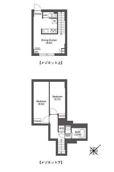 同じ建物の物件間取り写真 - ID:213098598943