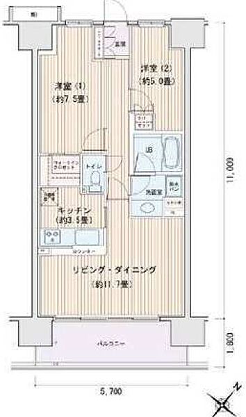 同じ建物の物件間取り写真 - ID:213102288173