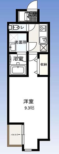 ダブルゲートタワー（W-gates Tower） 602｜東京都品川区西五反田３丁目(賃貸マンション1K・6階・27.51㎡)の写真 その2