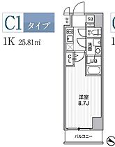 ＡＬＴＥＲＮＡ北品川 403 ｜ 東京都品川区北品川２丁目30-27（賃貸マンション1K・4階・25.81㎡） その2