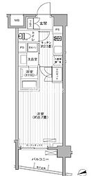 プラネソシエ大森山王 1階1Kの間取り